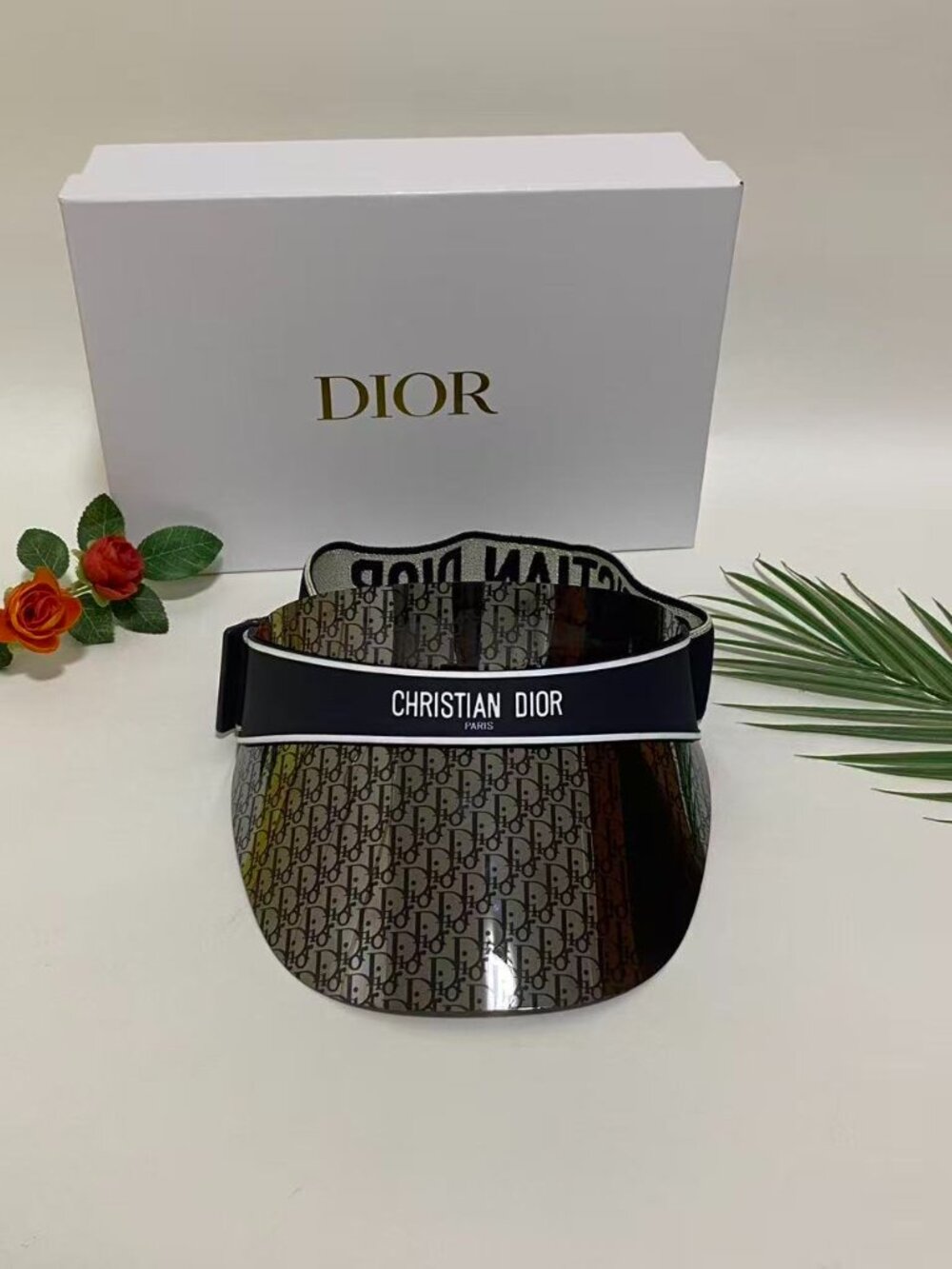 Dior Oblique Print Visor